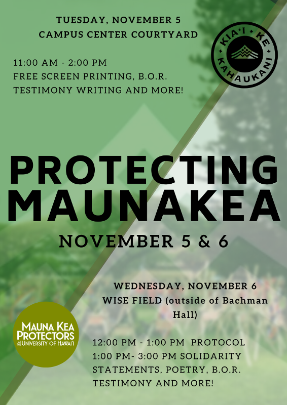 Protecting Maunakea